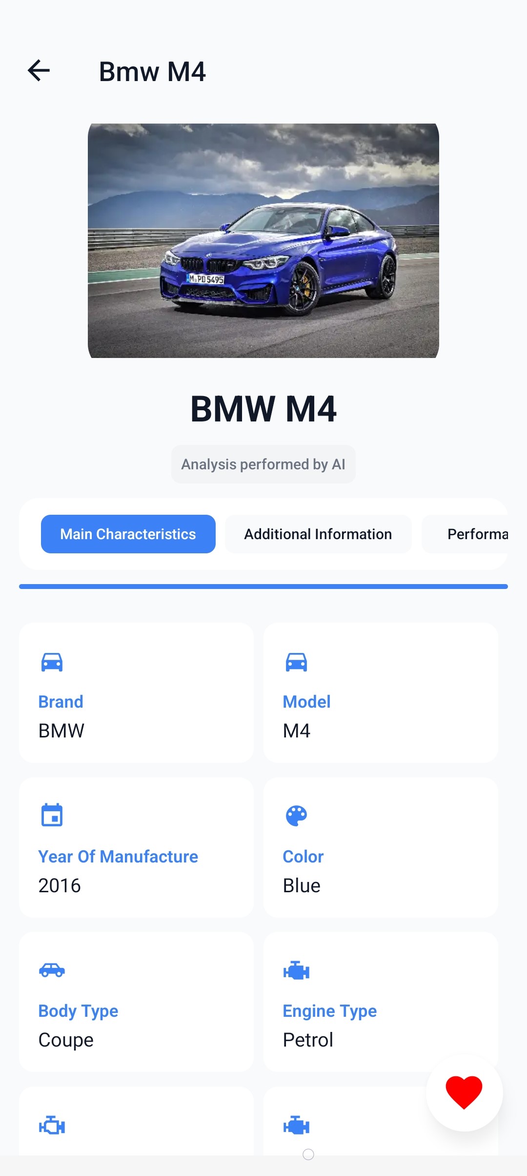 Detailed Car Info